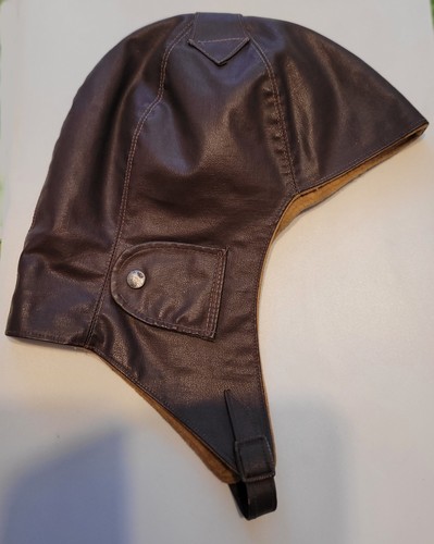 Fliegerkappe lederhaube - /,