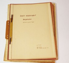 Bauunterlagen Skilift Waltersdorf 1969  Schlepplift Lausche Dokumente 