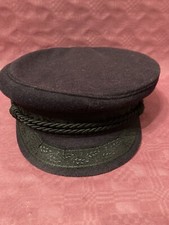 Retro Prinz Heinrich Mütze Baumwolle Leder 54cm Herren ??