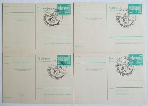 B3003 ganzsachen ddr - ddr, 4x