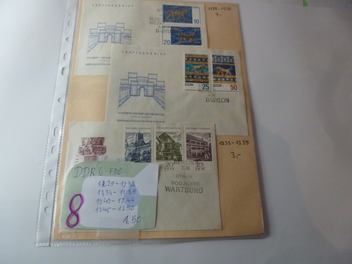 Ddr ersttagsbriefe - ddr, ,