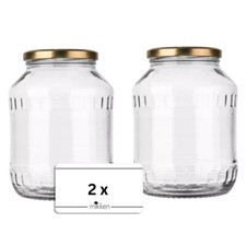mikken 2 große Einmachgläser