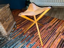 vintage Dreibein Hocker