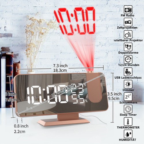 Projektion wecker usb - projektion,