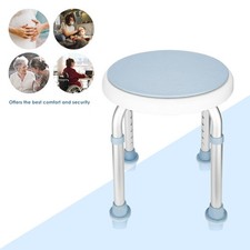 Duschhocker Badesitz Langlebige Badhocker Balkon 360° Drehbar Duschstuhl