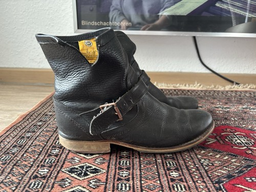 Cat schwarz leder schuhe - cat, 44