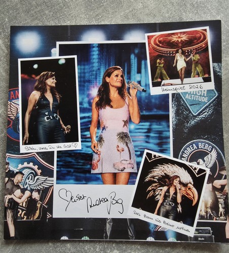 Andrea berg autogrammkarte - andrea,
