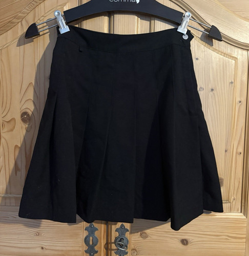 Schwarzer vintage faltenrock - vintage,