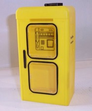 SPARDOSE Telefonzelle TelH78 FeH gelb Reklame POST GIRO PostSparen 128mm um 1985