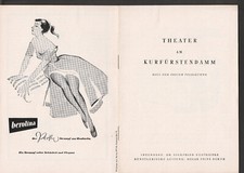 PROGRAMMHEFT Theater am Kurfürstendamm "Mamselle Nitouche" mit HARALD JUHNKE u.a
