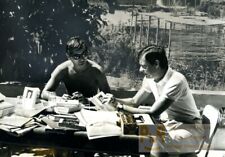 France Cinéma F A Burguet François Leterrier working on Proust altes Foto 1966 #1