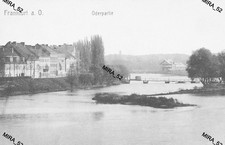 Fk Frankfurt ( Oder ) - Jahr 1918 - Crossenerstr. Löweninselbrücke, Bootshaus.