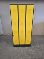 C+P Metallspind Doppelstock 6 Türen gelb anthrazit 90cm rechts