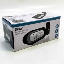 Mebus ET748CR funkgesteuerte Wetterstation, Schwarz