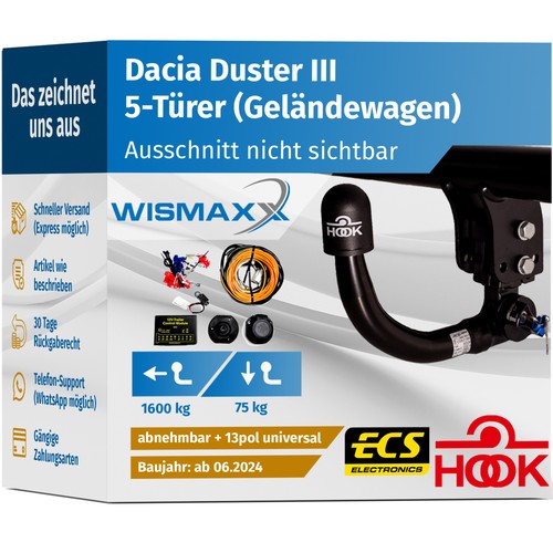 Anhängerkupplung für dacia - für,