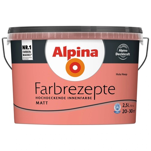 Alpina farbrezepte wandfarbe - alpina,