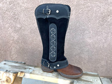 BLACK RIDING SHORT CHAPS