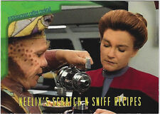 TCS 1210 Star Trek Voyager Season 1 Series 2 Neelix's Scratch N Sniff Recipes R4