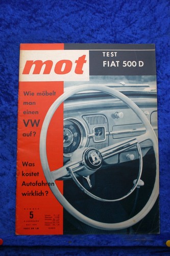 Mot fiat 500 d heinkel - 5/62,