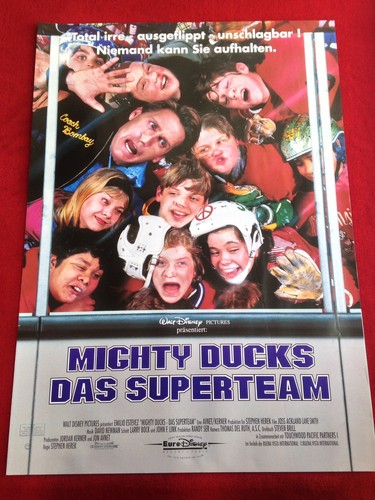Mighty ducks kinoplakat poster - mighty,
