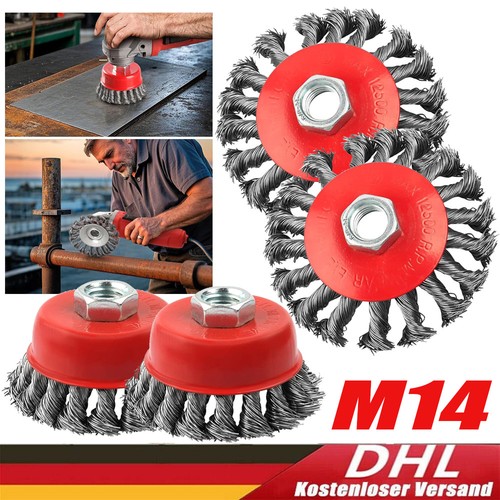 Topfbürste winkelschleifer - 4x,