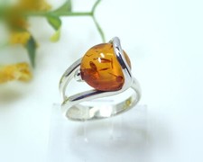 Bernstein Ring Silber 925