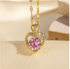 Trendige Herz-des-Ozeans-Halskette