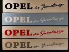 Schriftzug • Aufkleber •  Opel der Zuverlässige • Sticker 56x6cm Oldtimer • o36