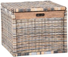 Korb mit Deckel Rattan