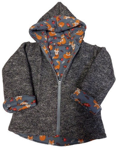 Wollwalkjacke zipfeljacke - ,