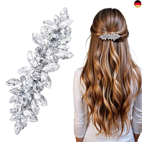 Glänzende strass haarspangen - glänzende, strass-haarspangen