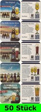 50 Stück Bierdeckel (10x5er