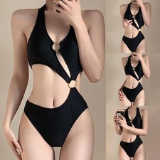 Bikini Badeanzug Sexy Schwarz