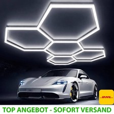 5x Hexagon Tageslicht LED