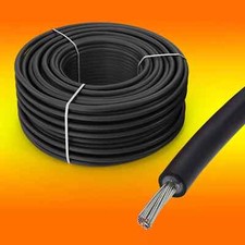 Solarkabel 4mm² Solarleitung schwarz 2 Meter Solar Photovoltaik Montage