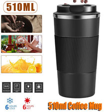 Edelstahl Kaffee Thermobecher To Go Auslaufsicher Kaffeebecher Trinkbecher 510ml