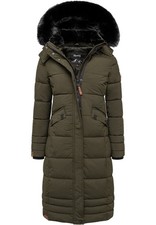 Damen Gefütterte Dicke Winter Jacke Mantel Parka mit Kapuze RJ-8018
