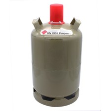 Gasflasche 11kg Grau