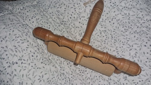 Alte teigrolle aus holz 5 - teigrolle, 19,5