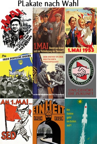 Verschiedene ddr poster - verschiedene,
