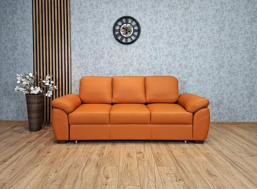 Cognac echtleder sofa - er,