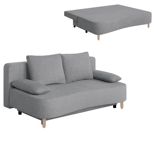 Schlafsofa taupe federkern - -,