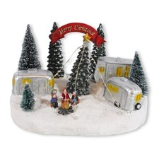 Weihnachtsstadt beleuchtet