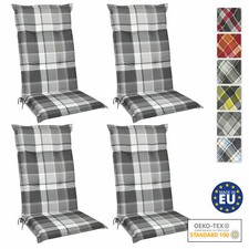 4x Auflage Polster Hochlehner