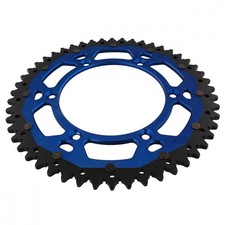 Kettenrad Alu blau 50-Zähne 520-Teilung für Yamaha WR 400 F Bj. 1999-2002