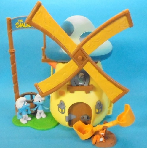 Die schlumpf windmühle - schlumpf, mit