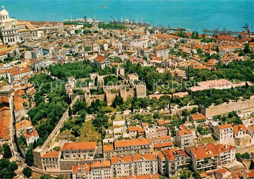 Lisboa castelo san jorge e - de,