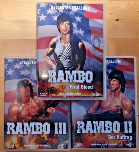 Rambo dvd first blood - blood,