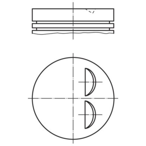Kolben mahle 011 für - 011, 90
