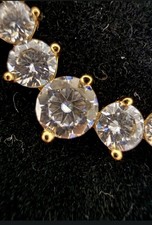 Moissanite Diamant Halskette